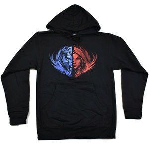 World Of Warcraft Mens Alliance/Horde Battle Of Azeroth Hoodie New
